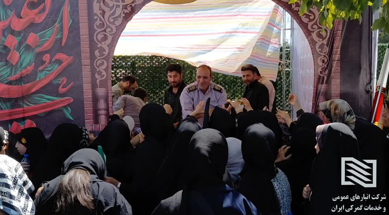 برپایی موکب مشترک «رهروان ولایت» گمرک جلفا و شرکت انبارهای عمومی و خدمات گمرکی جلفا 4